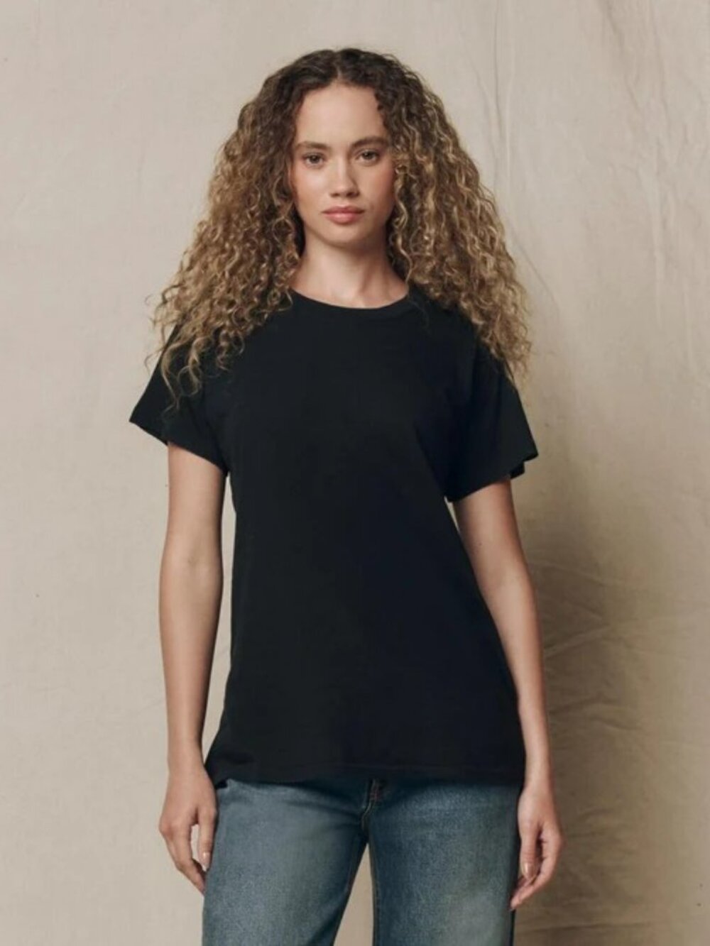 The GREAT. Black Tee Shirt